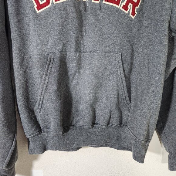 Champion University of Denver Grey Hoodie Sweatshirt Size M - Picture 3 of 12